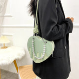 Y2K Gothic Heart Handbag Chain Punk Shoulder Bag