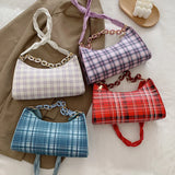 Women's Crossbody Shoulder Bag French Zipper Portable Underarm Bag