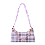 Women's Crossbody Shoulder Bag French Zipper Portable Underarm Bag