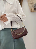 Women's Shoulder Bag Tote Pu Leather Chain Handbags Ladies Crossbody Bags