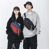 Sports Chest Bag Large Capacity Waterproof Shoulder Bag