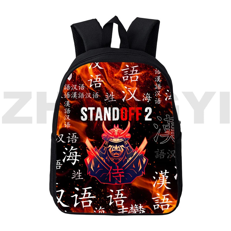 Mini Bags 3D Print Gun Game Standoff 2 Backpack for Women