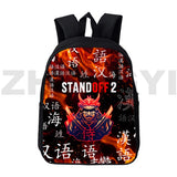 Mini Bags 3D Print Gun Game Standoff 2 Backpack for Women