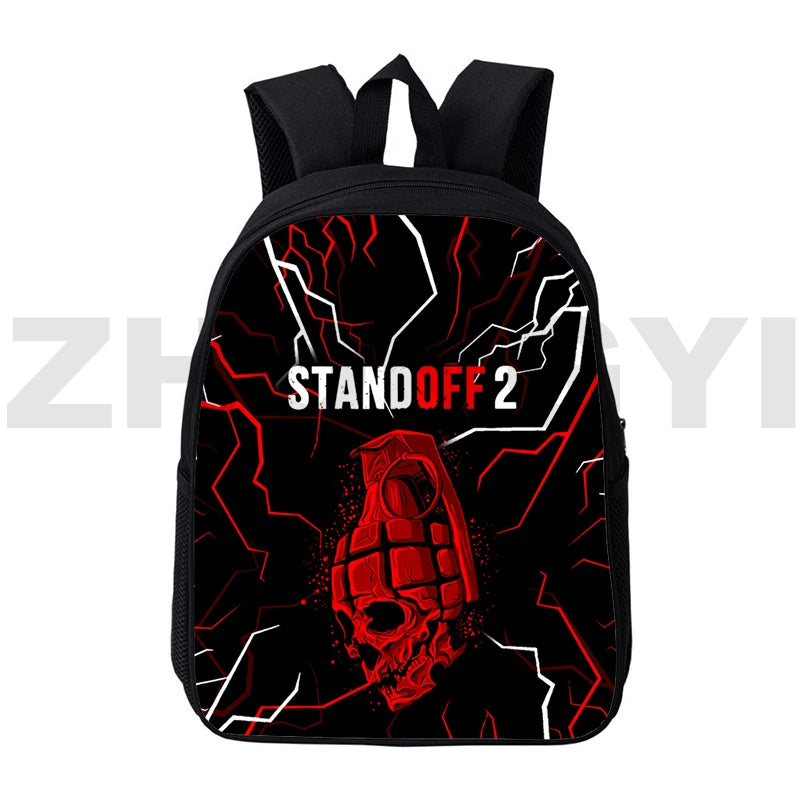 Mini Bags 3D Print Gun Game Standoff 2 Backpack for Women