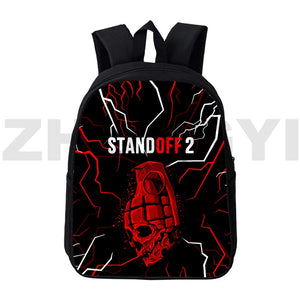 Mini Bags 3D Print Gun Game Standoff 2 Backpack for Women