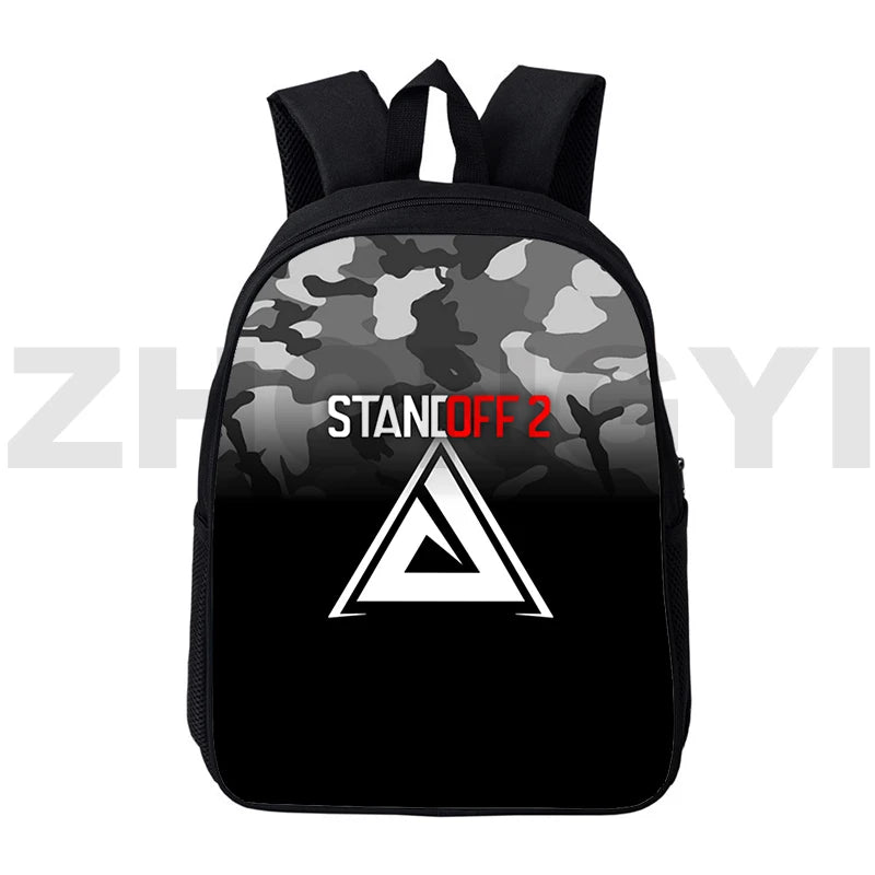 Mini Bags 3D Print Gun Game Standoff 2 Backpack for Women