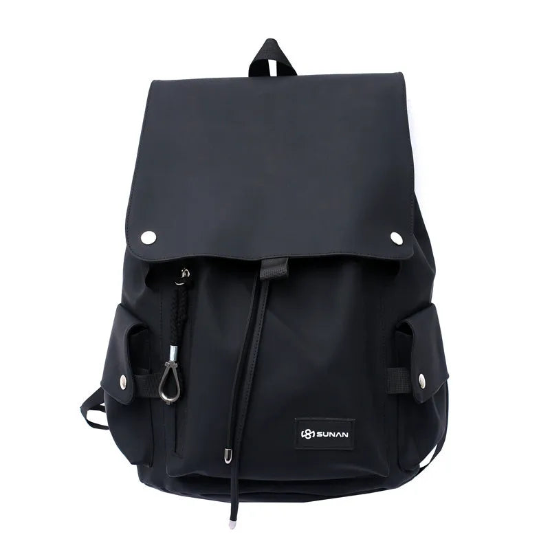 Men's Women's Anti-splash Backpack Large Capacity Student Schoolbag