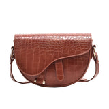 Semicircle Saddle Small Shoulder Crossbody Bags For Women