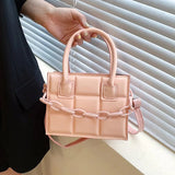 Small Pu Leather Chain Crossbody Bag for Women