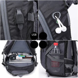 Large Capacity USB Charging Travel Backpack Waterproof Mountaineering Bag