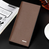 Men's Ultra-Thin Long Cross Wallet