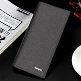 Men's Ultra-Thin Long Cross Wallet