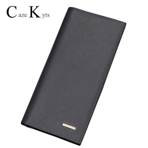 Men's Ultra-Thin Long Cross Wallet