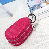 Unisex Leather Key Holder Wallet Organizer - Double Layers