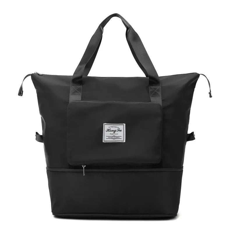 Unisex Large Capacity Folding Travel Bags Waterproof Luggage Tote Handbag