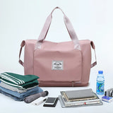 Unisex Large Capacity Folding Travel Bags Waterproof Luggage Tote Handbag