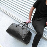 Large Capacity Travel Duffle Faux Leather Gym Tote Bag