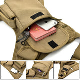 Outdoor Tactical Drop Leg Bag Large Capacity Thigh Pouch Waist Bag