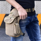 Outdoor Tactical Drop Leg Bag Large Capacity Thigh Pouch Waist Bag
