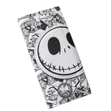 Unisex PU Leather Comics Nightmare Wallets Cartoon Jack Skull Purses