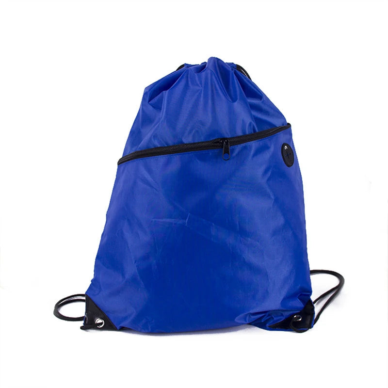 Unisex Small Drawstring Backpack Men's Travel Bag Lightweight Outdoor Bag