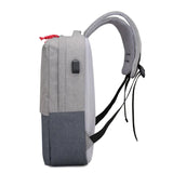 USB Charging Backpack Laptop Bags Students Preppy Style Women's School Bag