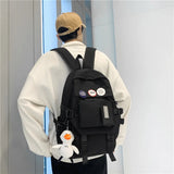 Teenage Girl And Boy Backpack Student Schoolbag Waterproof Women Backpacks