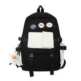Teenage Girl And Boy Backpack Student Schoolbag Waterproof Women Backpacks
