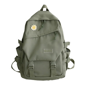 Vintage Backpack Women Classic Shoulder Bag Schoolbag for Teenage