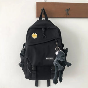 Vintage Backpack Women Classic Shoulder Bag Schoolbag for Teenage