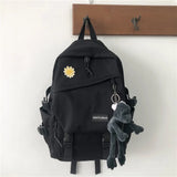 Vintage Backpack Women Classic Shoulder Bag Schoolbag for Teenage