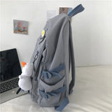 Vintage Backpack Women Classic Shoulder Bag Schoolbag for Teenage