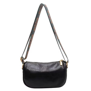 Bohemian Wide Strap PU Leather Tote Women's Handbag