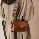 Bohemian Wide Strap PU Leather Tote Women's Handbags