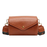 Bohemian Wide Strap PU Leather Tote Women's Handbags