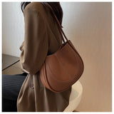 Vintage British Style Women's Leather Shoulder Crossbody Bag