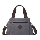 Vintage Casual Women Bag Canvas Handheld Crossbody Bag