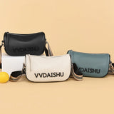 Vintage Cowhide Shoulder Bag Women Leather Messenger Bags Crossbody Bags