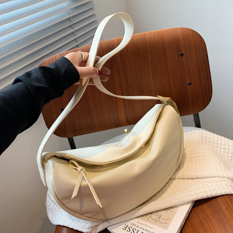 Vintage Crossbody Bag Large Capacity Soft Shoulder Bag