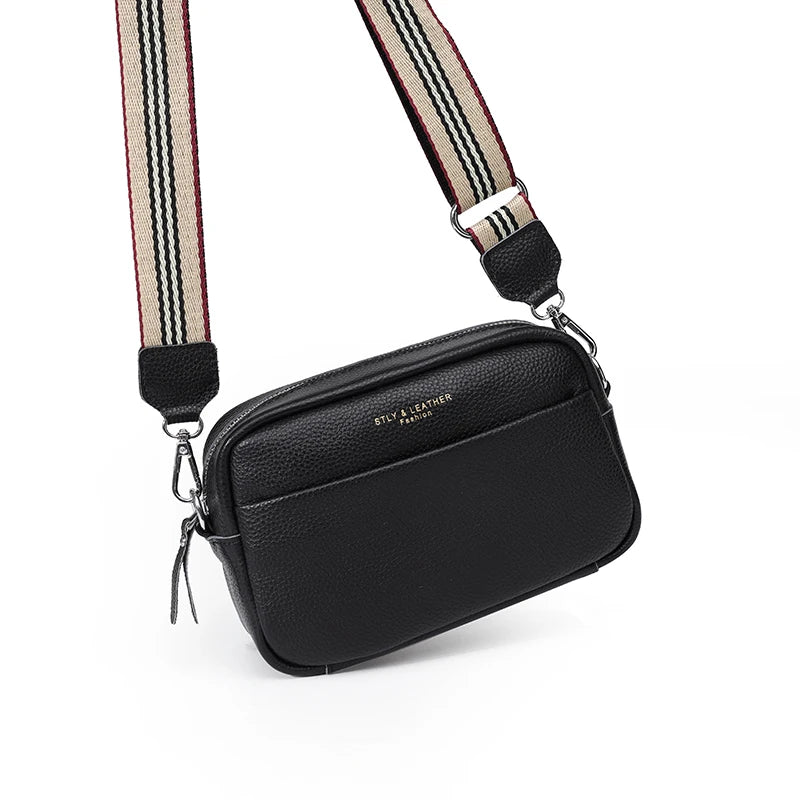 Vintage Cowhide Crossbody Cellphone Shoulder Bag