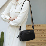 Vintage Cowhide Crossbody Cell Phone Shoulder Bag