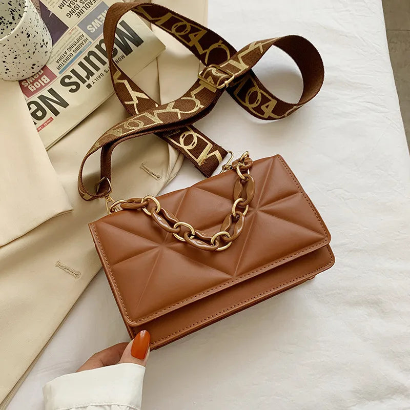 Vintage Crossbody Bag Classic Leather Shoulder Bags
