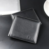 Vintage Men Wallet Oil Wax Leather Coin Zipper Purse