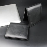 Vintage Men Wallet Oil Wax Leather Coin Zipper Purse