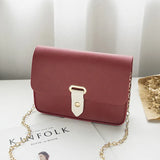Vintage Women Flap Leather Shoulder Bag Lady Crossbody Messenger Envelop Clutch