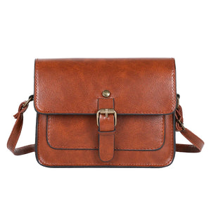 Vintage Women Flap Leather Shoulder Bag Crossbody Messenger Envelop Clutch
