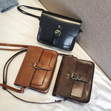 Vintage Women Flap Leather Shoulder Bag Crossbody Messenger Envelop Clutch