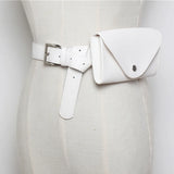 Vintage Women Waist Bag PU Leather Fanny Pack Phone Pouch Chest Bag C28