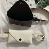 Vintage Women Waist Bag PU Leather Fanny Pack Phone Pouch