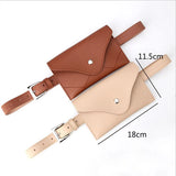 PU Leather Waist Bag Fanny Pack Phone Pouch Vintage Women Belt Messenger Bags